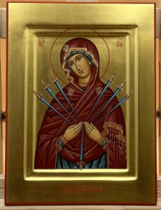 Богородица «Семистрельная» Образец 16 Белогорск