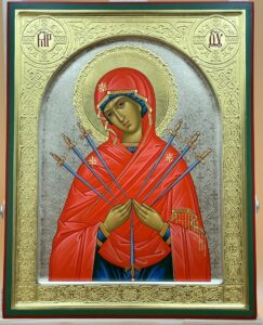 Богородица «Семистрельная» Образец 14 Белогорск