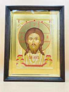 Икона «Спас Нерукотворный» в киоте Образец 66 Белогорск