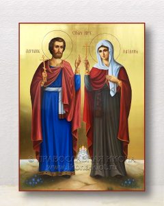 Икона «Адриан и Наталия, святые мученики» Белогорск