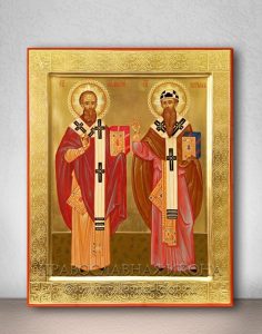 Икона «Афанасий и Кирилл, святители» Белогорск