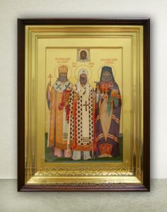 Икона «Алексий, Лука, Иоанн, святители» Белогорск