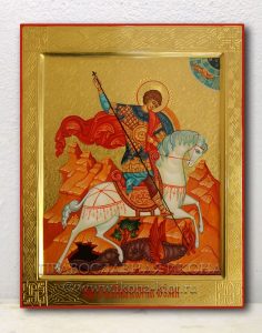 Икона «Георгий Победоносец (чудо о змие)» (образец №15) Белогорск