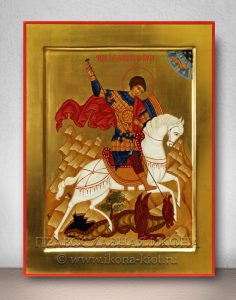 Икона «Георгий Победоносец (чудо о змие)» (образец №5) Белогорск