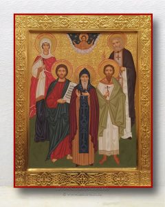 Семейная икона (5 фигур) Белогорск