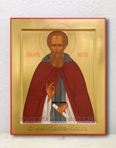 Икона «Сергий Радонежский, преподобный» (образец №14) Белогорск