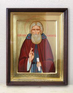 Икона «Сергий Радонежский, преподобный» (образец №37) Белогорск