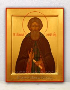 Икона «Сергий Радонежский, преподобный» (образец №5) Белогорск