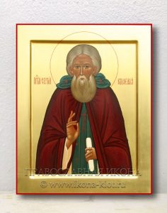 Икона «Сергий Радонежский, преподобный» (образец №6) Белогорск