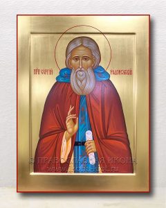 Икона «Сергий Радонежский, преподобный» (образец №71) Белогорск