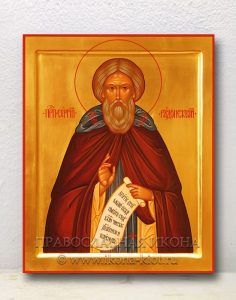 Икона «Сергий Радонежский, преподобный» (образец №8) Белогорск